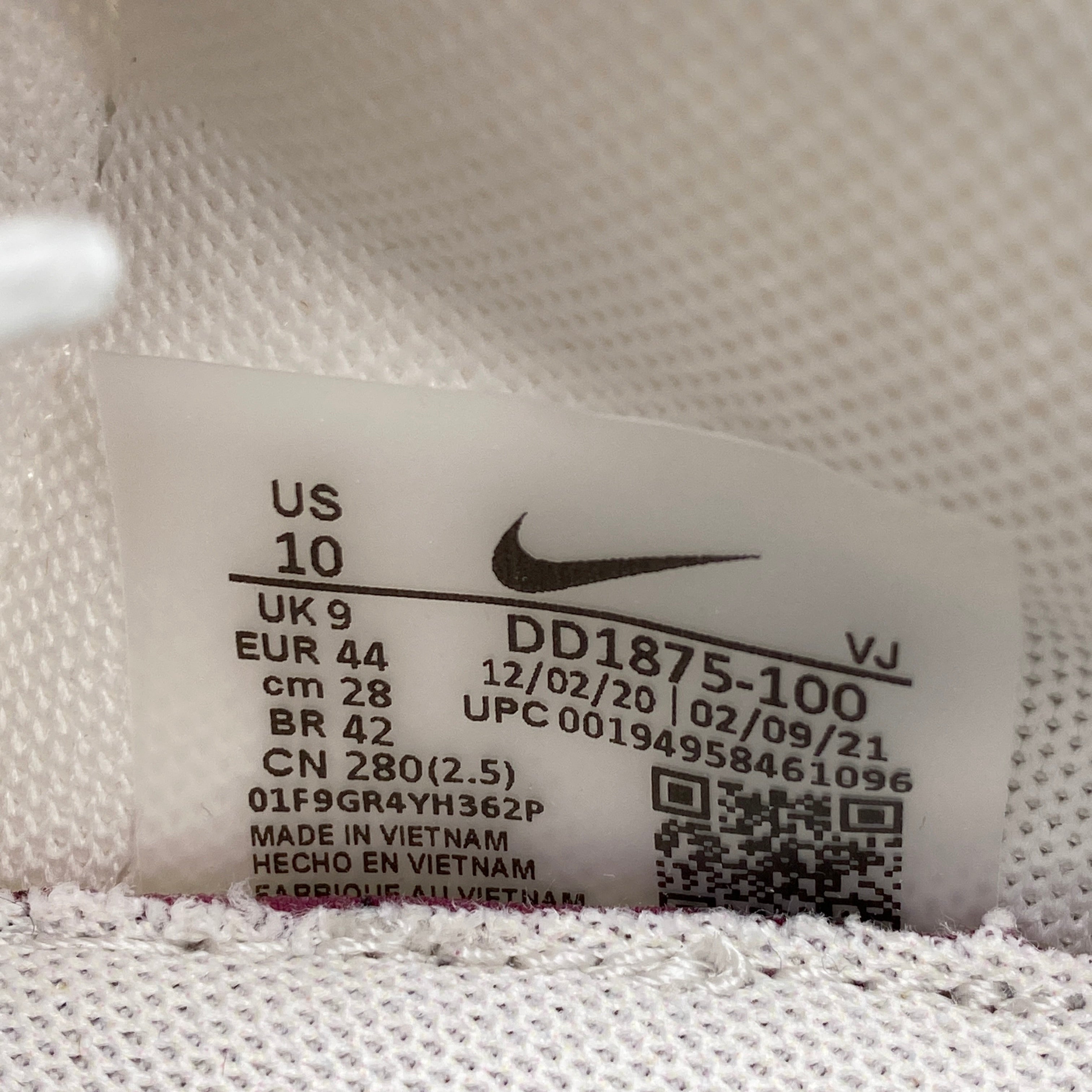Nike Vaporwaffle / Sacai &quot;Sail Gum&quot; 2022 New Size 10