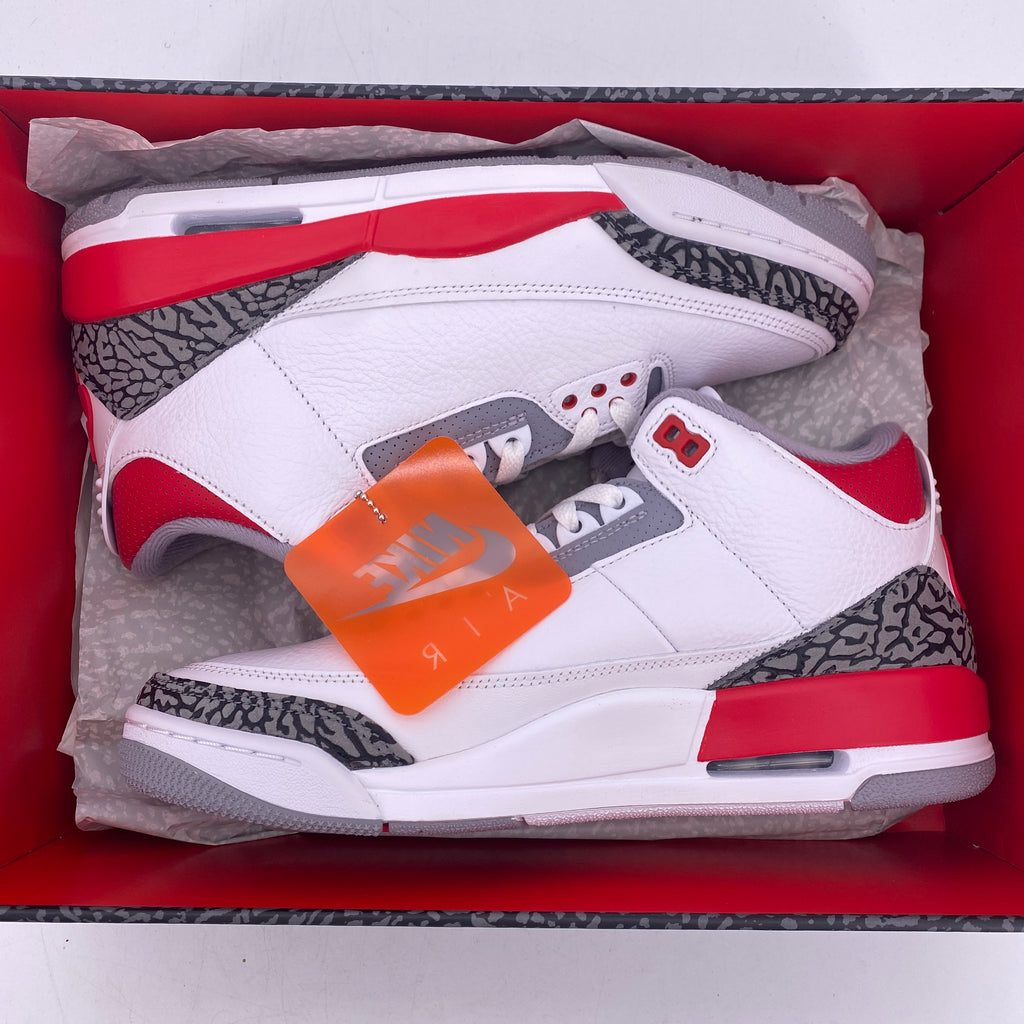 Air Jordan 3 Retro "Fire Red" 2022 New Size 8.5