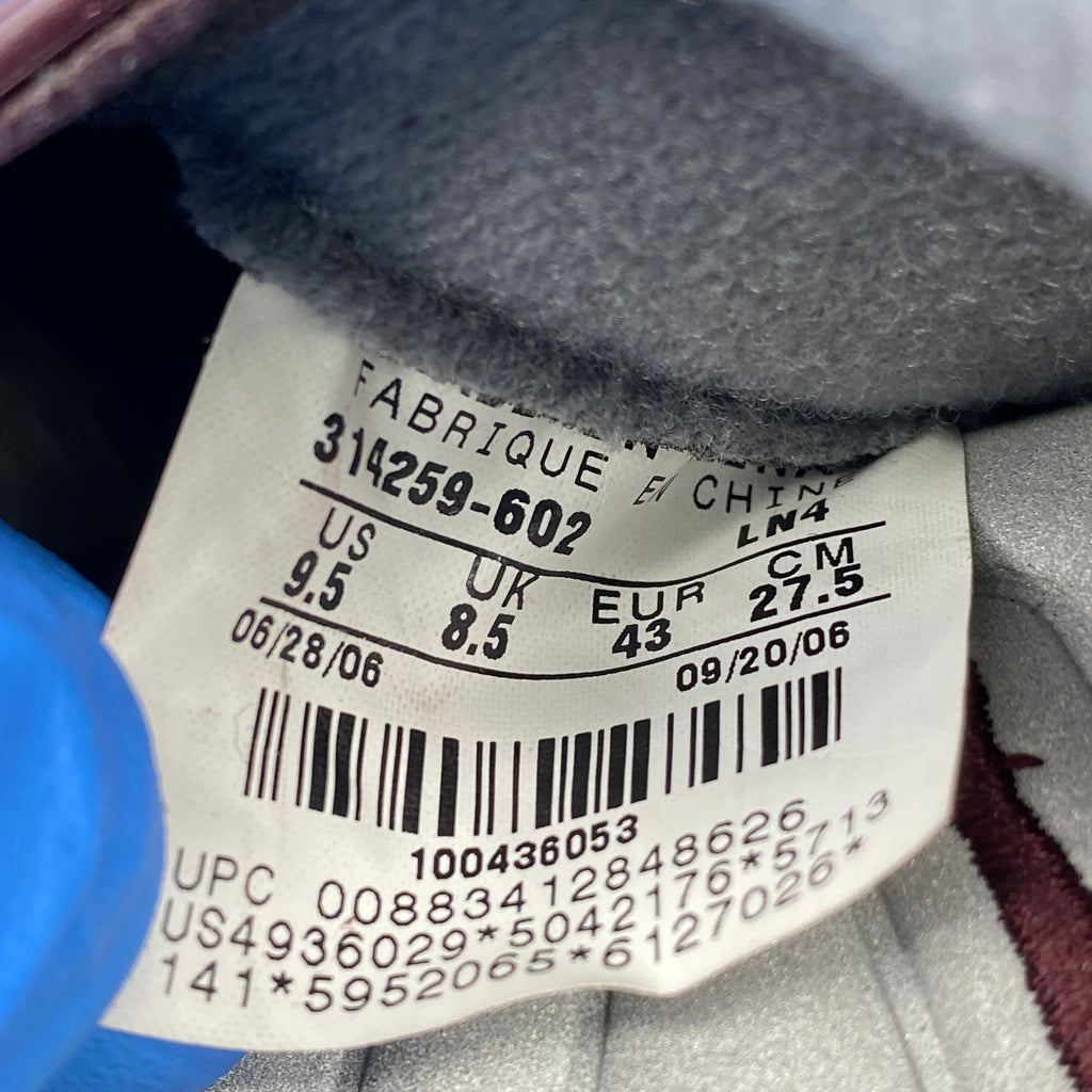 Air Jordan 5 Retro "Burgundy" 2006 Used Size 9.5