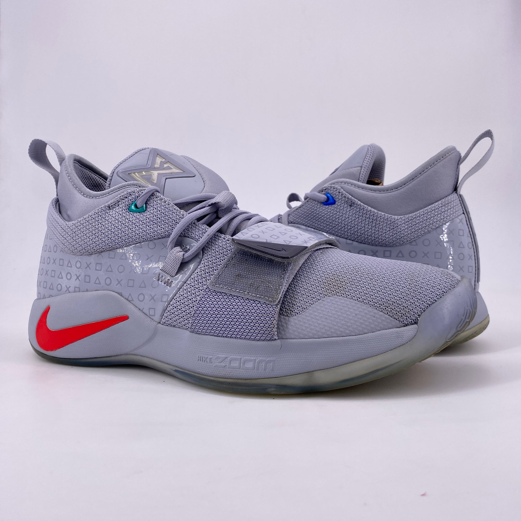 Nike PG 2.5 &quot;Playstation Wolf Grey&quot; 2018 Used Size 10