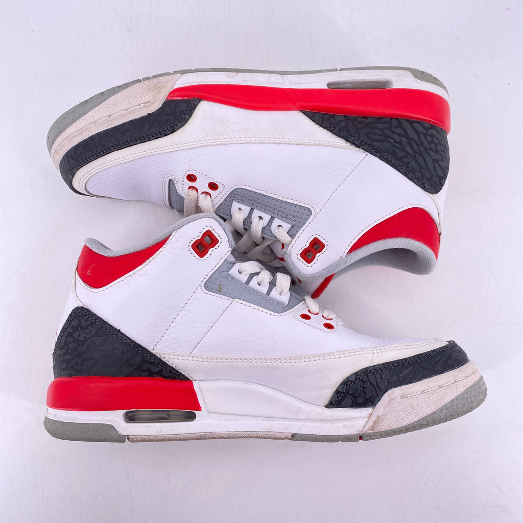 Air Jordan (GS) 3 Retro "Fire Red" 2013 Used Size 6.5Y