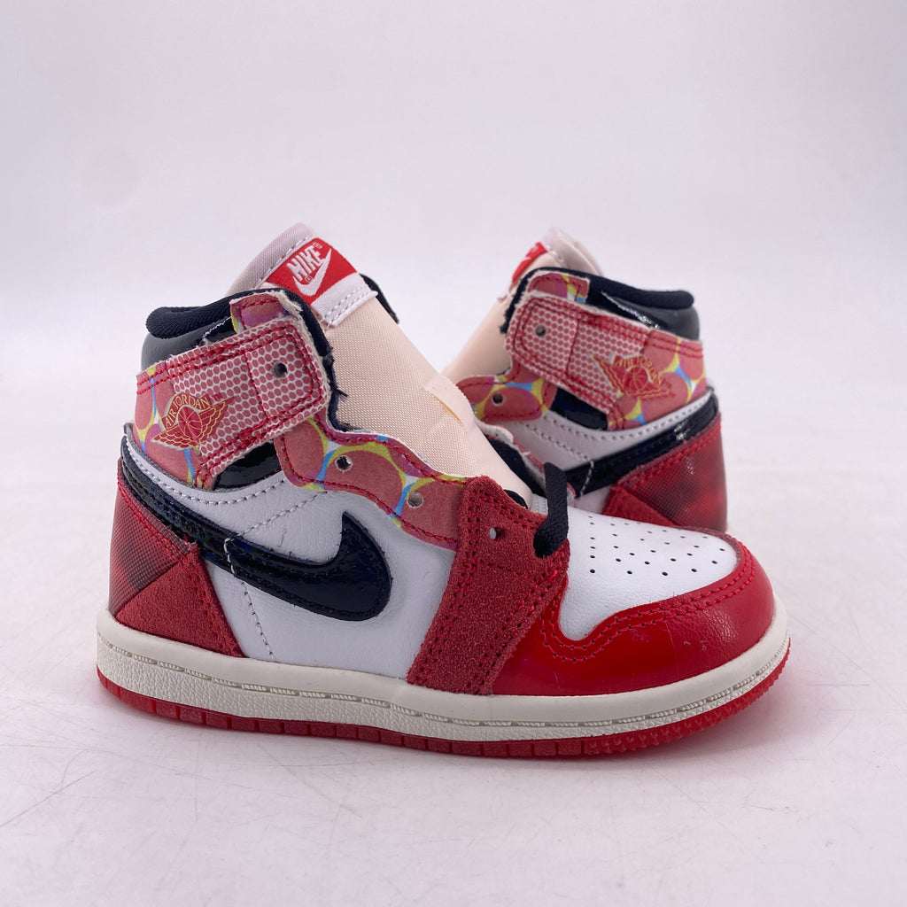 Air Jordan (TD) 1 Retro High OG "Spider-Verse" 2023 New Size 7C