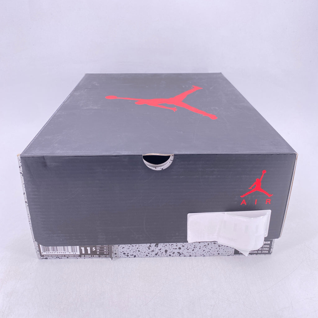 Air Jordan 5 Retro "Black Grape" 2013 New Size 11.5