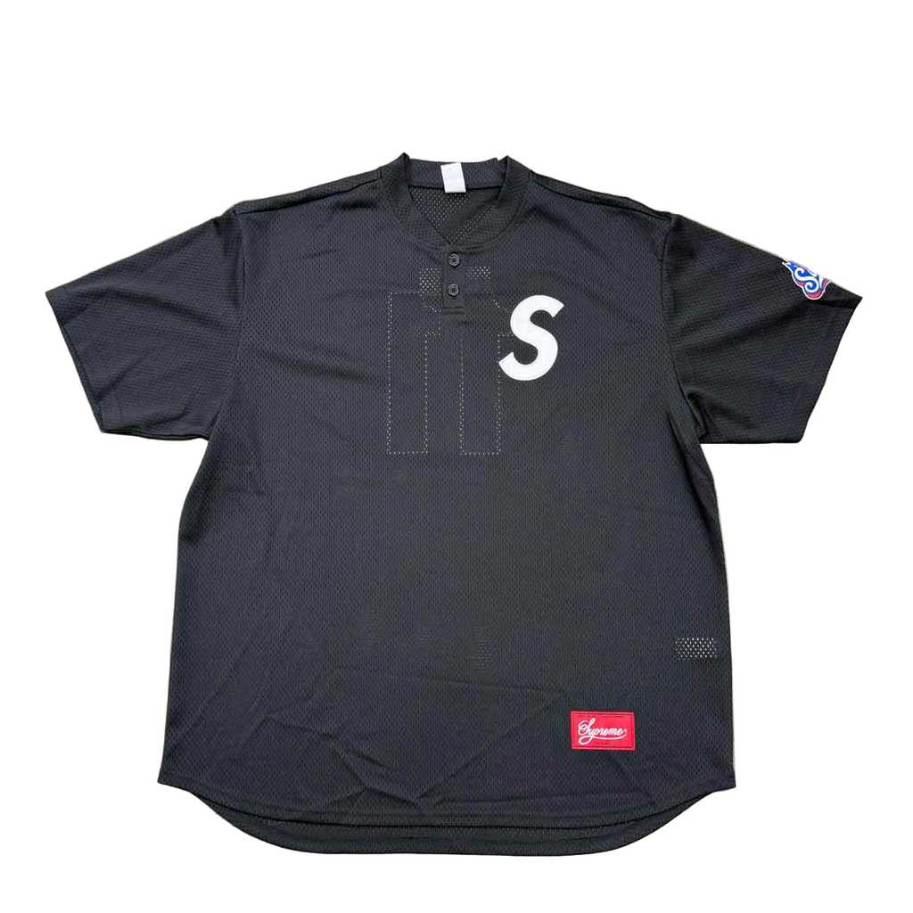 Supreme Jersey "HENLEY BASEBALL" Black New Size XL
