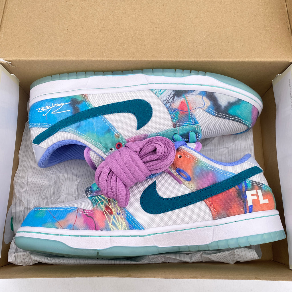 Nike SB Dunk Low "Futura Lab Bleached Aqua" 2024 New Size 10