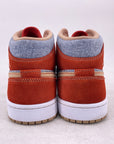 Air Jordan 1 Mid "Denim Red" 2021 Used Size 9.5