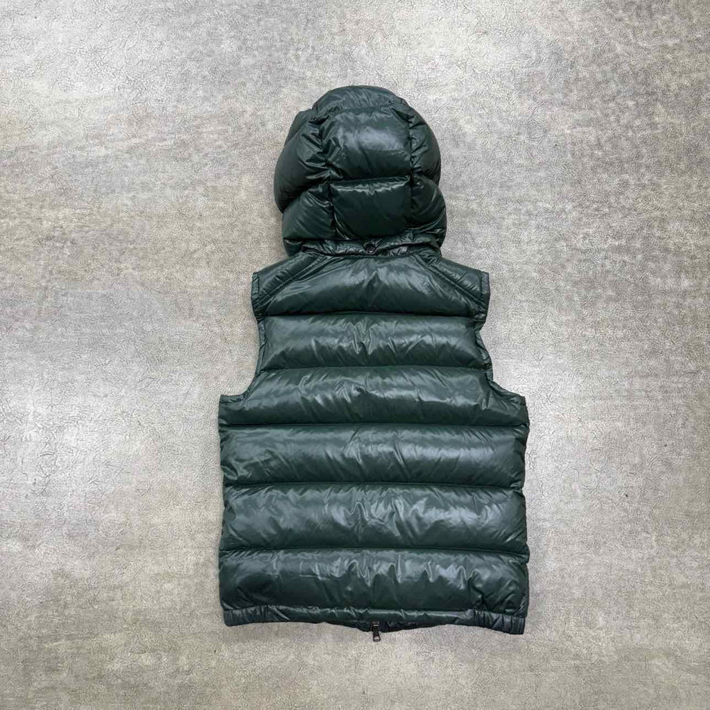 Moncler Vest "GILET" Forest Green Used Size 2