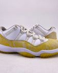 Air Jordan (W) 11 Retro Low "Yellow Snakeskin" 2023 Used Size 10W