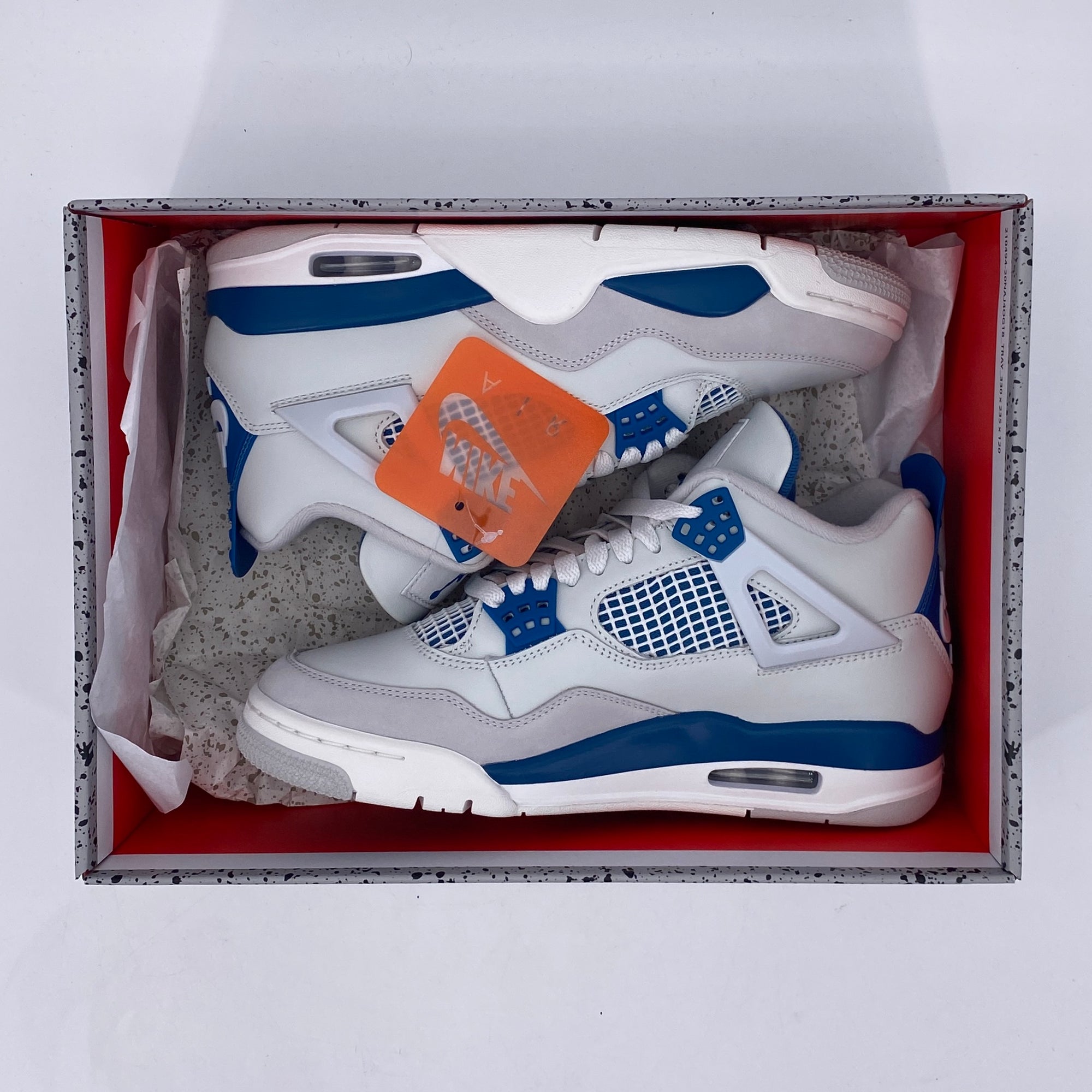 Air Jordan 4 Retro &quot;Military Blue&quot; 2024 New Size 7.5