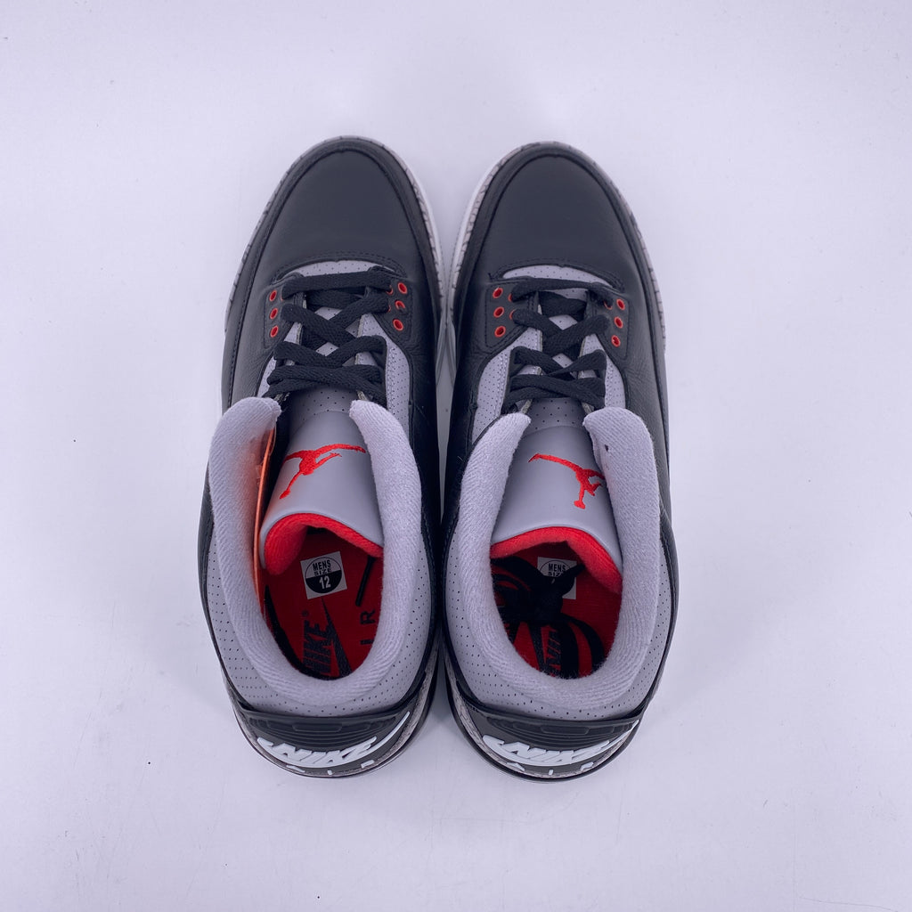 Air Jordan 3 Retro "Black Cement" 2024 New Size 12