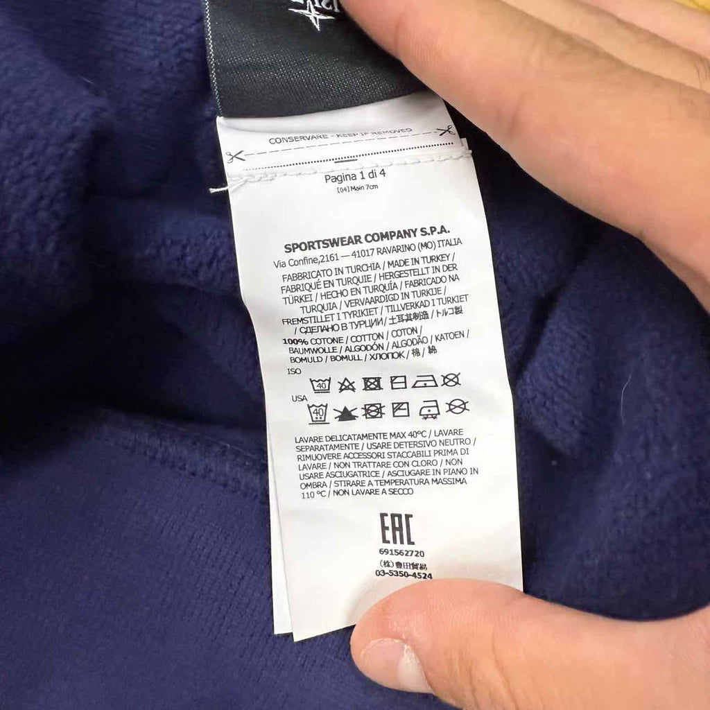 Stone Island Crewneck Sweater "PATCH" Navy Used Size 2XL