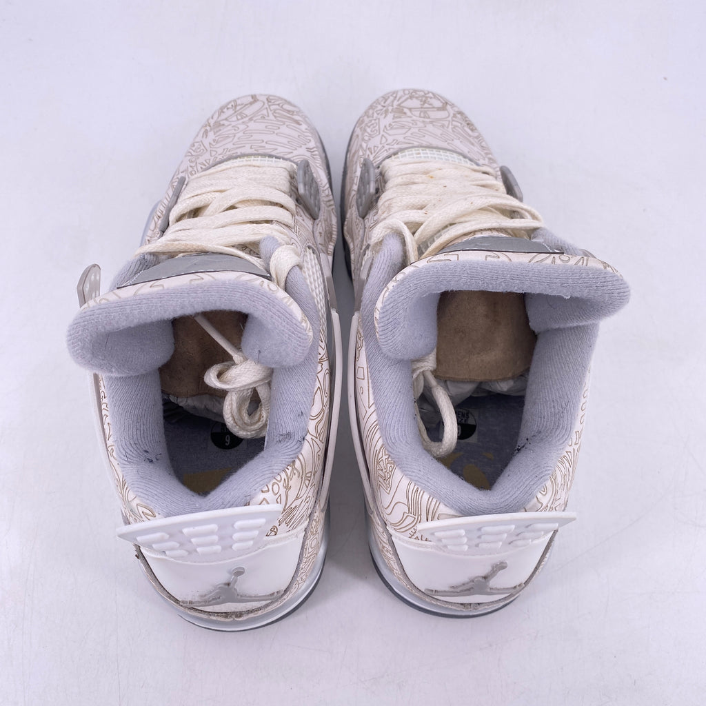 Air Jordan 4 Retro "30Th Anniversary Laser" 2015 Used Size 9