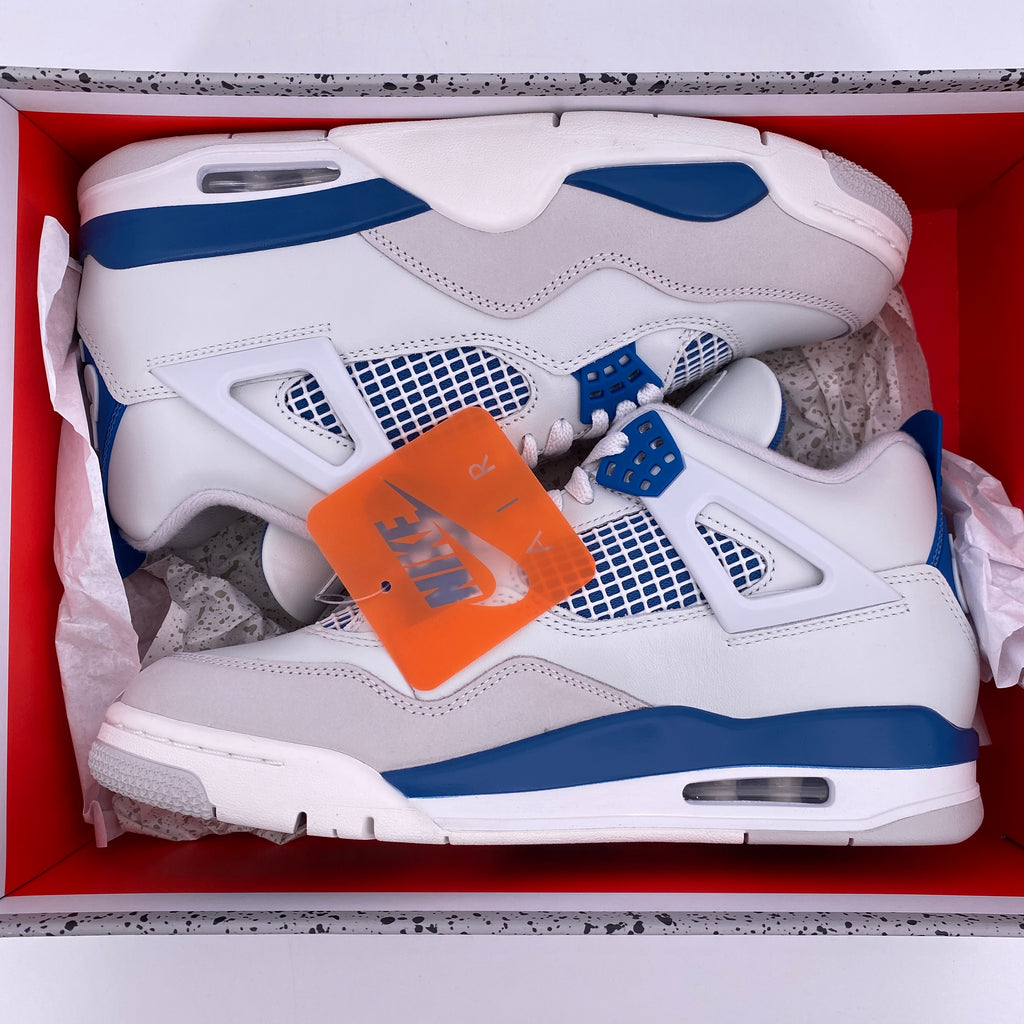Air Jordan 4 Retro "Military Blue" 2024 New Size 8.5