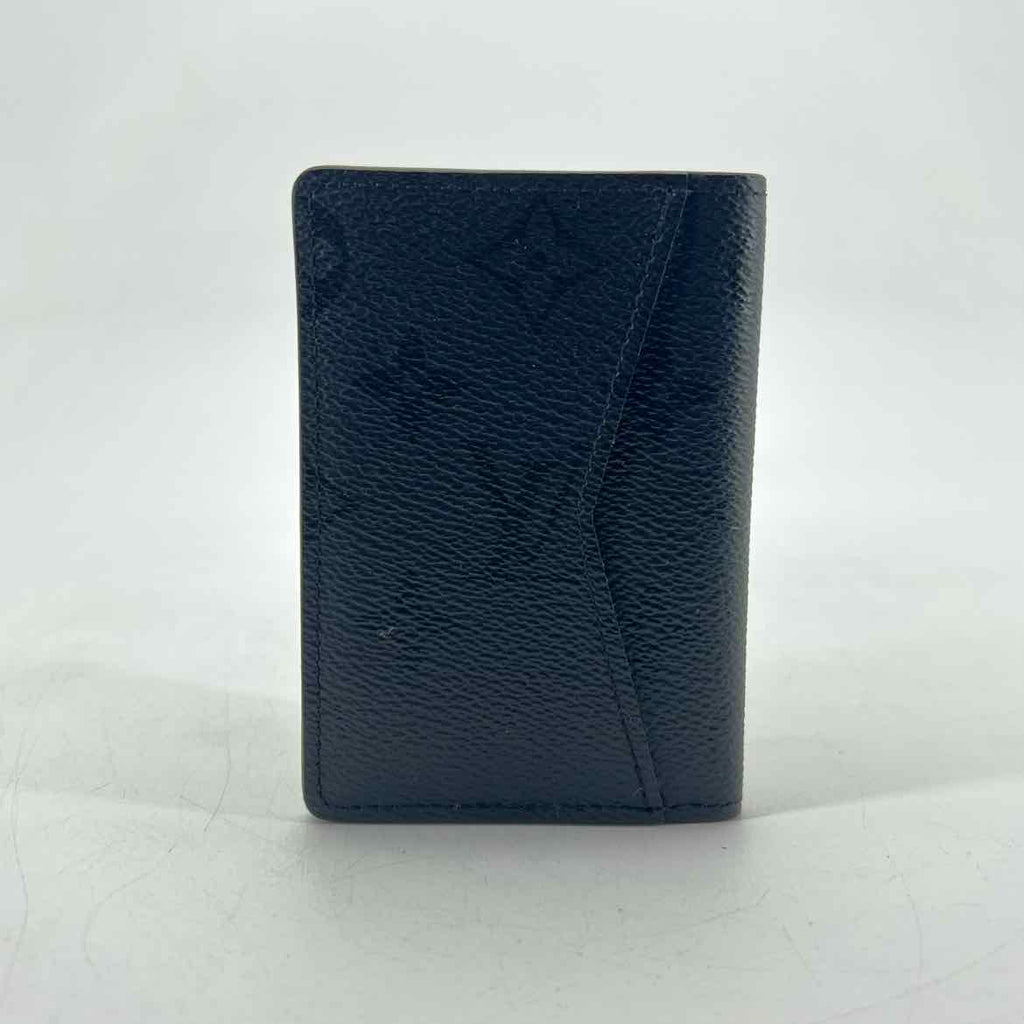 Louis Vuitton Wallet "POCKET ORGANIZER" Used Black Size OS