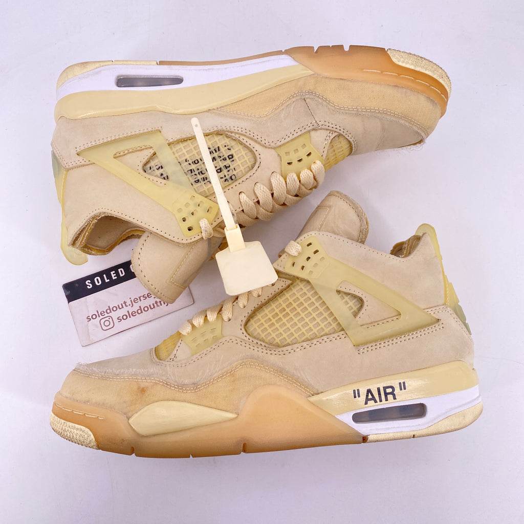 Air Jordan (W) 4 Retro "Ow Sail" 2020 Used Size 9.5W