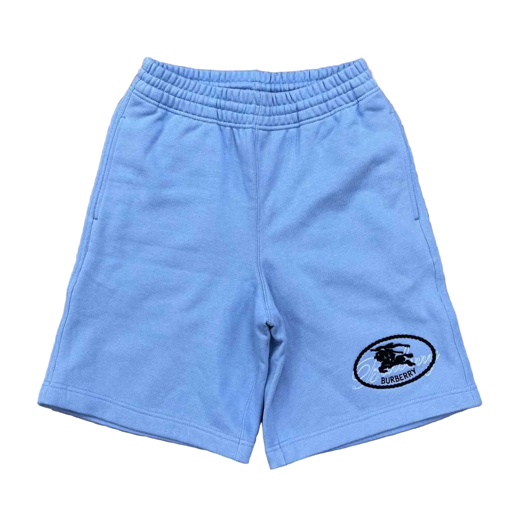 Burberry Shorts "KNIGHT STAMP" Baby Blue New Size S