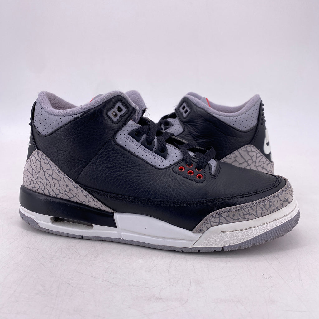 Air Jordan (GS) 3 Retro "Black Cement" 2024 Used Size 6.5Y