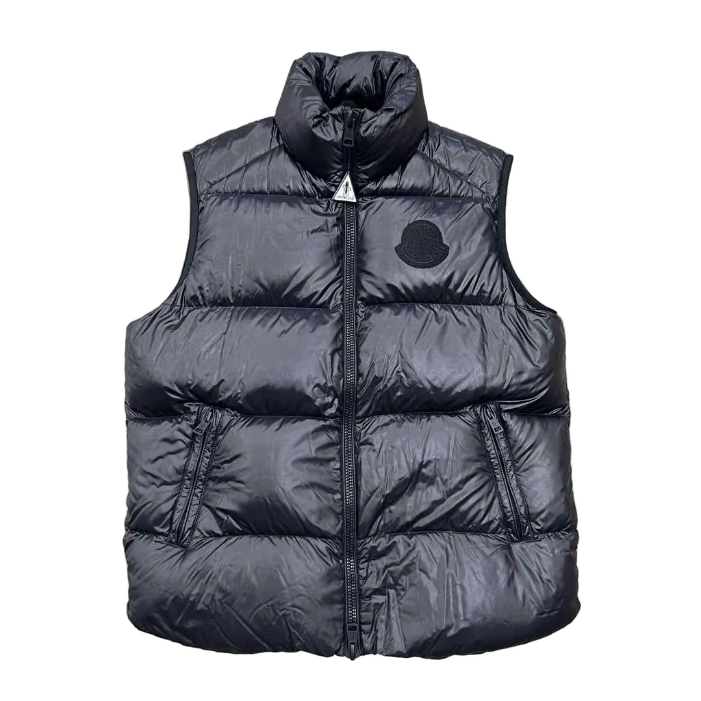 Moncler Vest "GILET SUMIDA" Black Used Size 4