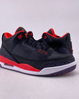 Air Jordan 3 Retro "Crimson" 2013 Used Size 9