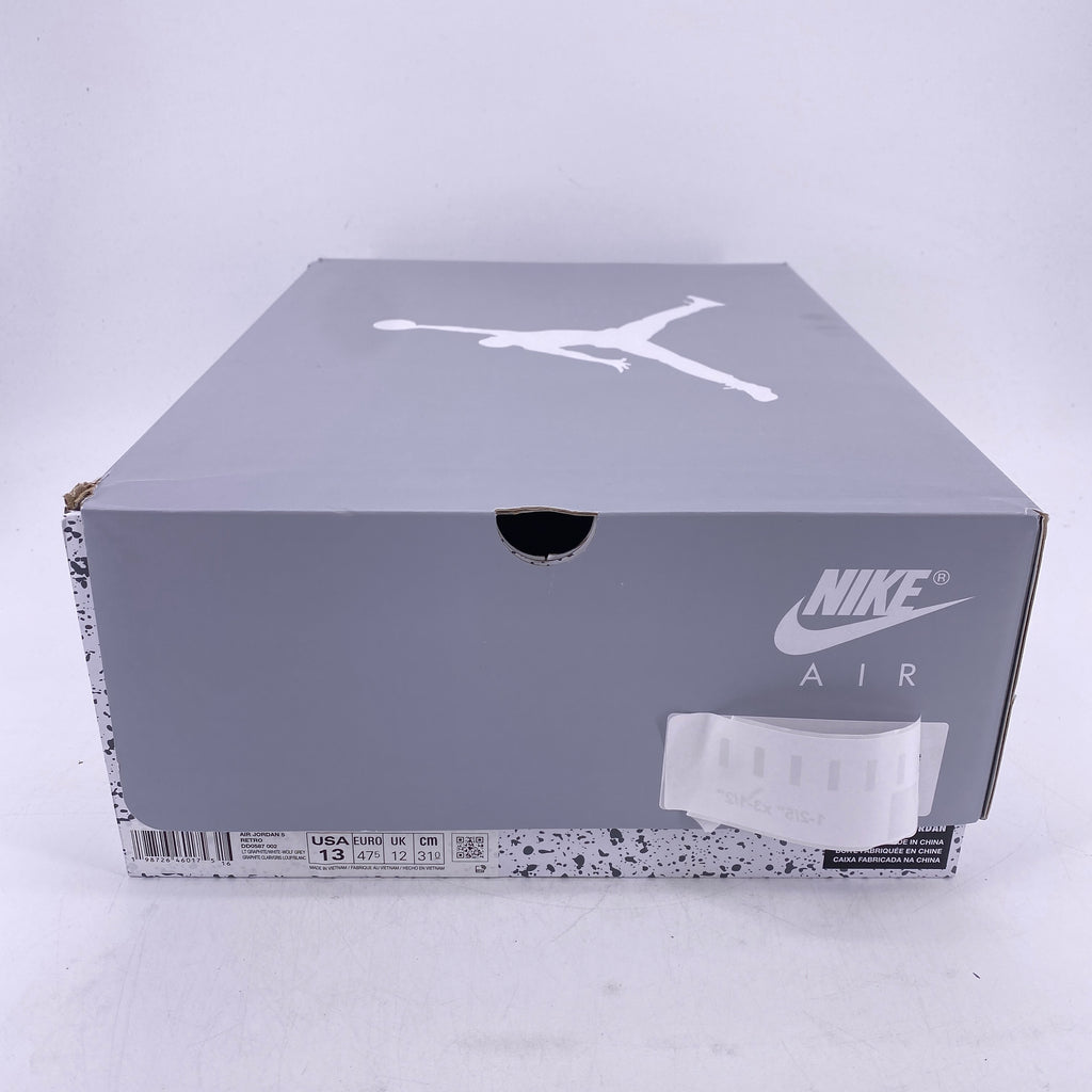 Air Jordan 5 Retro "Wolf Grey" 2026 New Size 13