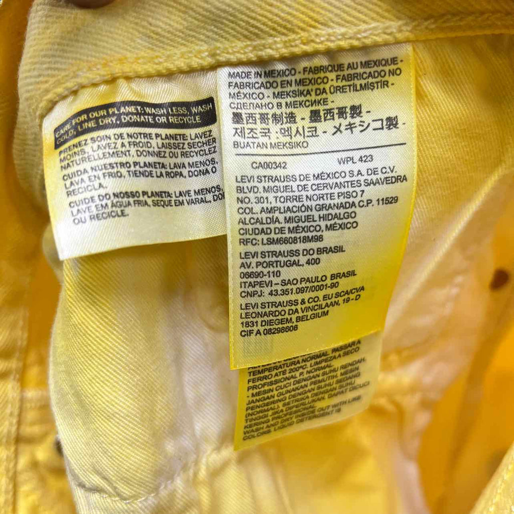 Denim Tears Jeans Yellow Used Size 38