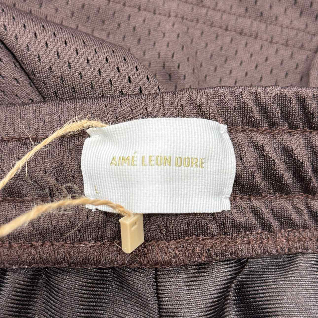 Aime Leon Dore Shorts "CREST LOGO" Brown Used Size L