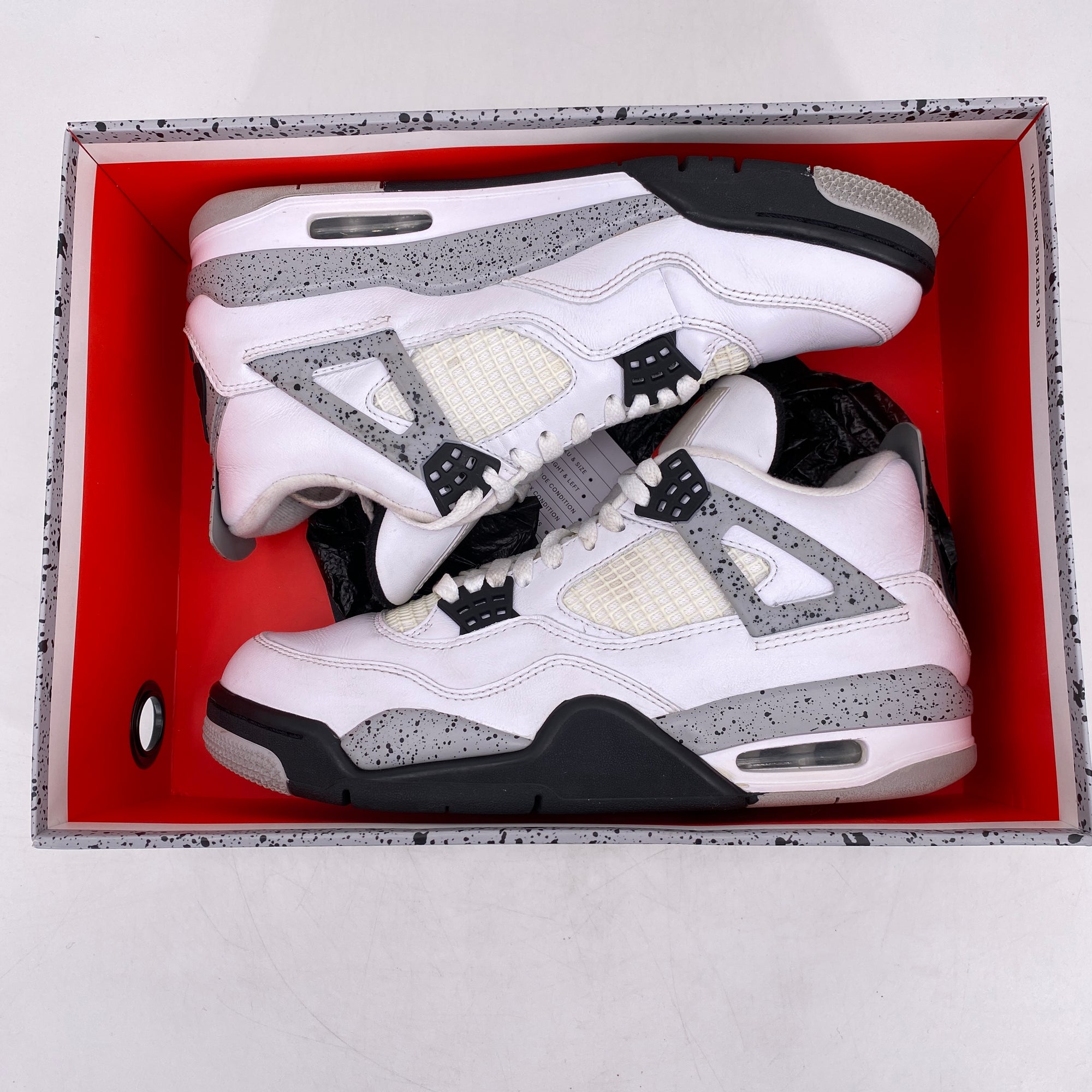 Air Jordan 4 Retro &quot;White Cement&quot; 2016 Used Size 9