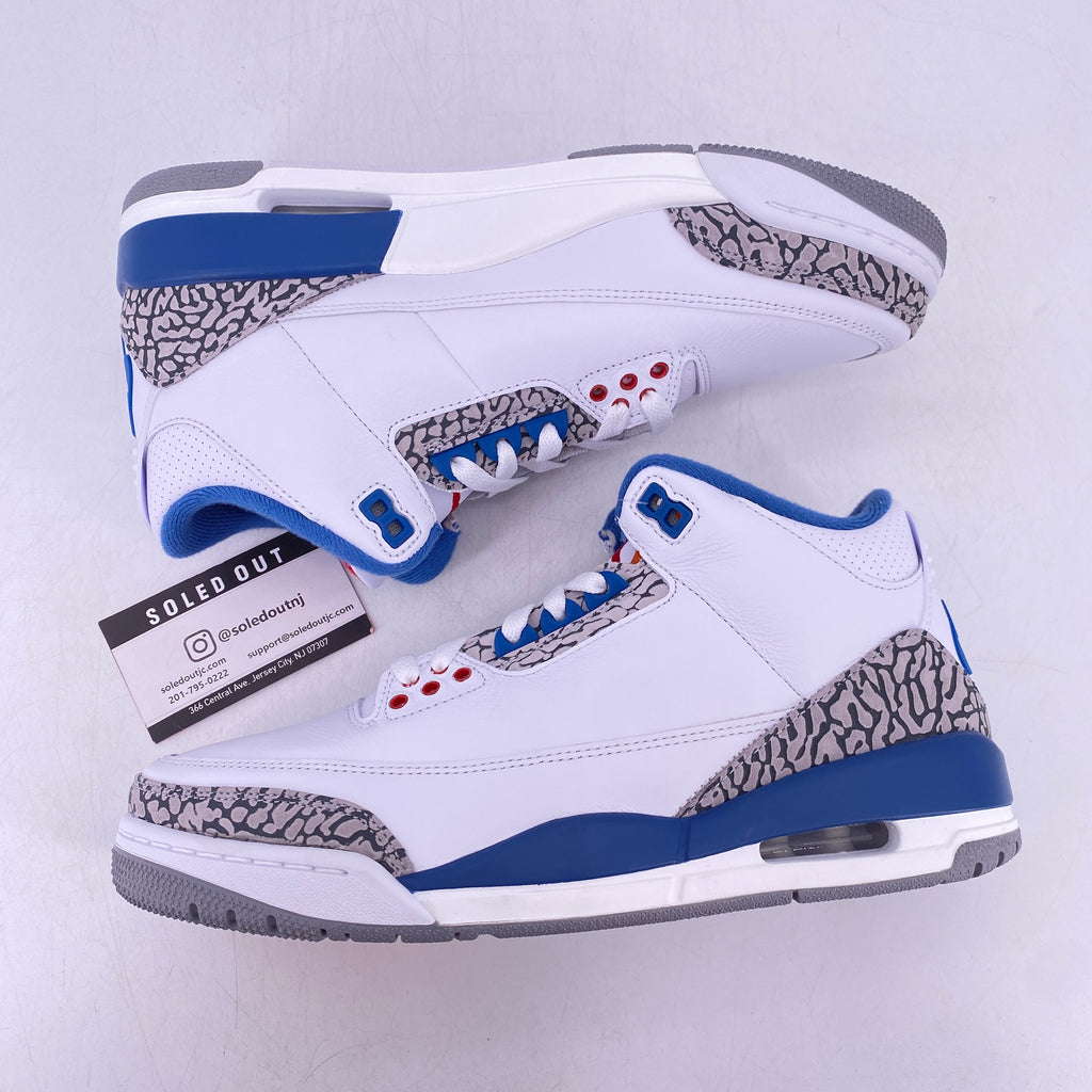 Air Jordan 3 Retro "True Blue" 2026 New Size 8.5