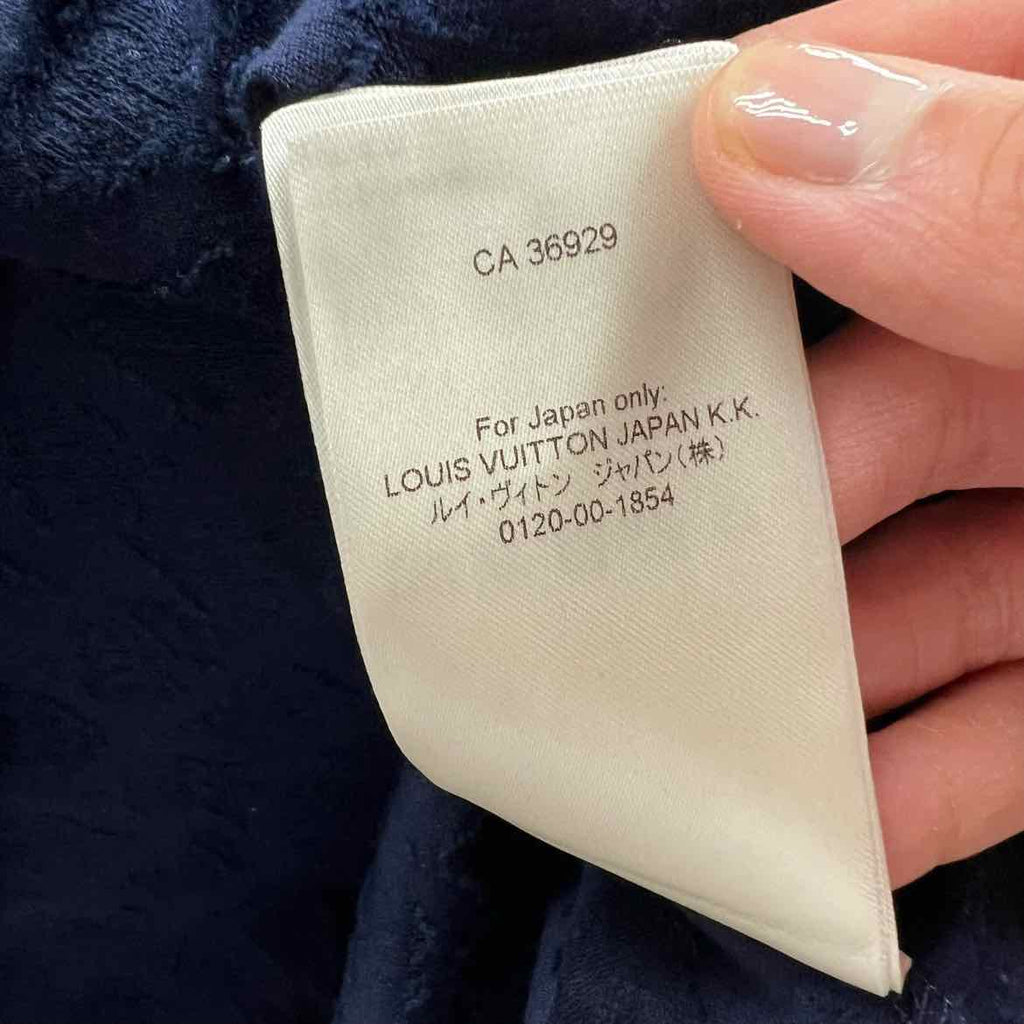 Louis Vuitton T-Shirt "MONOGRAM" Blue Used Size S
