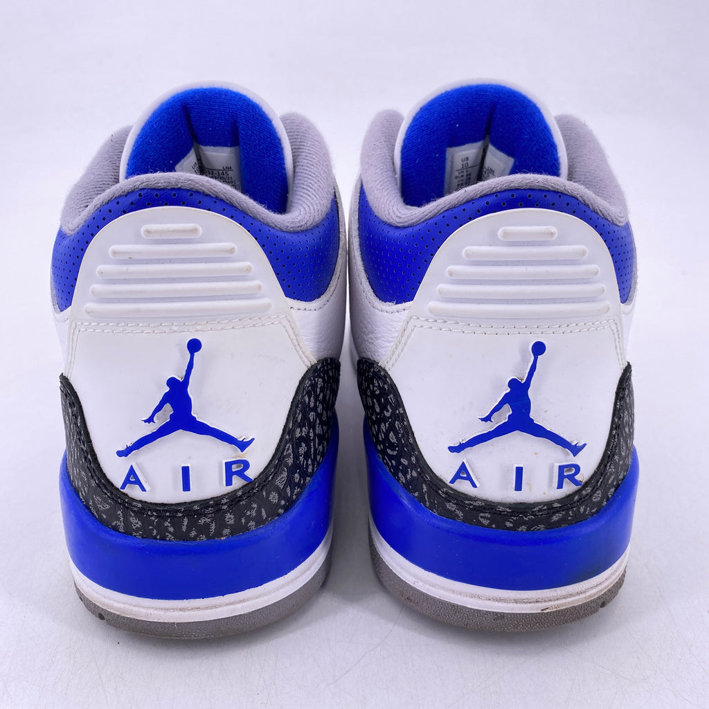 Air Jordan 3 Retro "RACER BLUE" 2021 Used Size 10