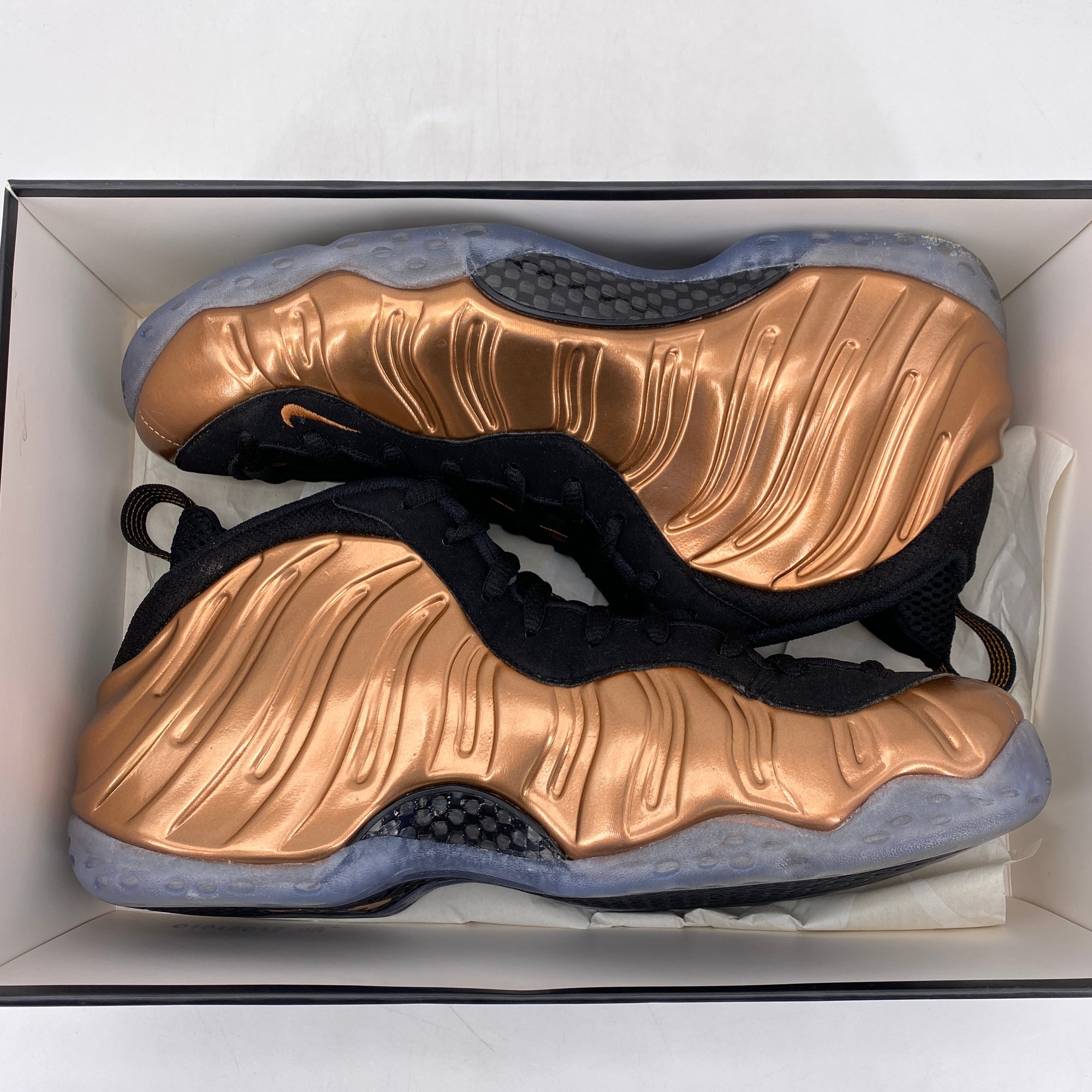 Nike Air Foamposite One &quot;Copper&quot; 2017 Used Size 10.5