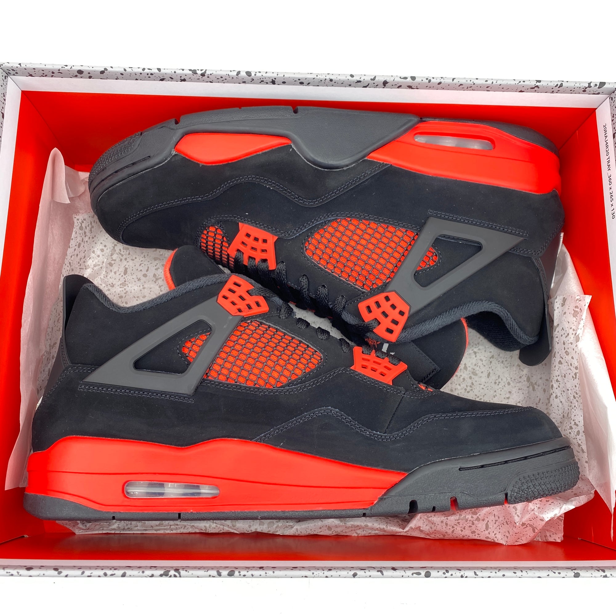 Air Jordan 4 Retro &quot;Red Thunder&quot; 2022 New Size 13