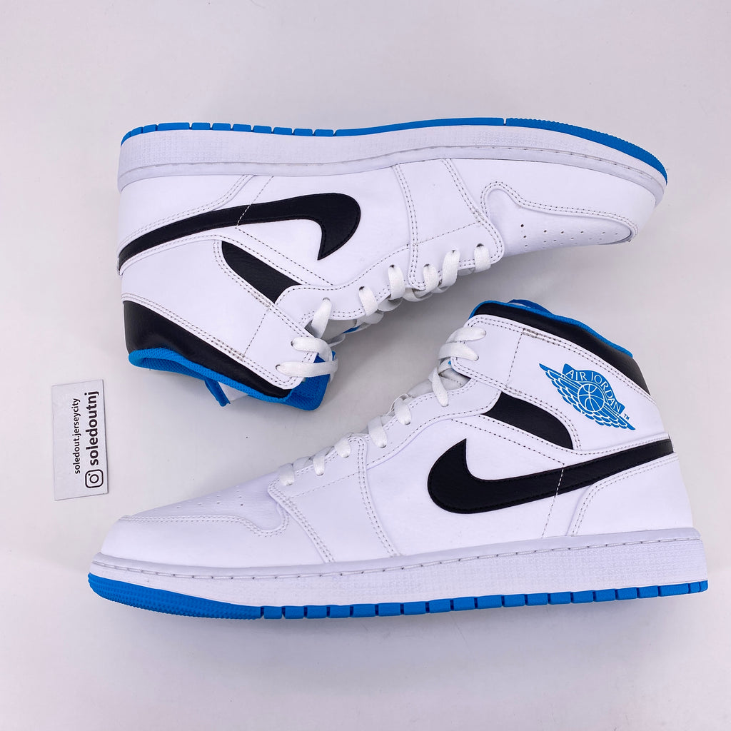 Air Jordan 1 Mid "Laser Blue" 2020 Used Size 14
