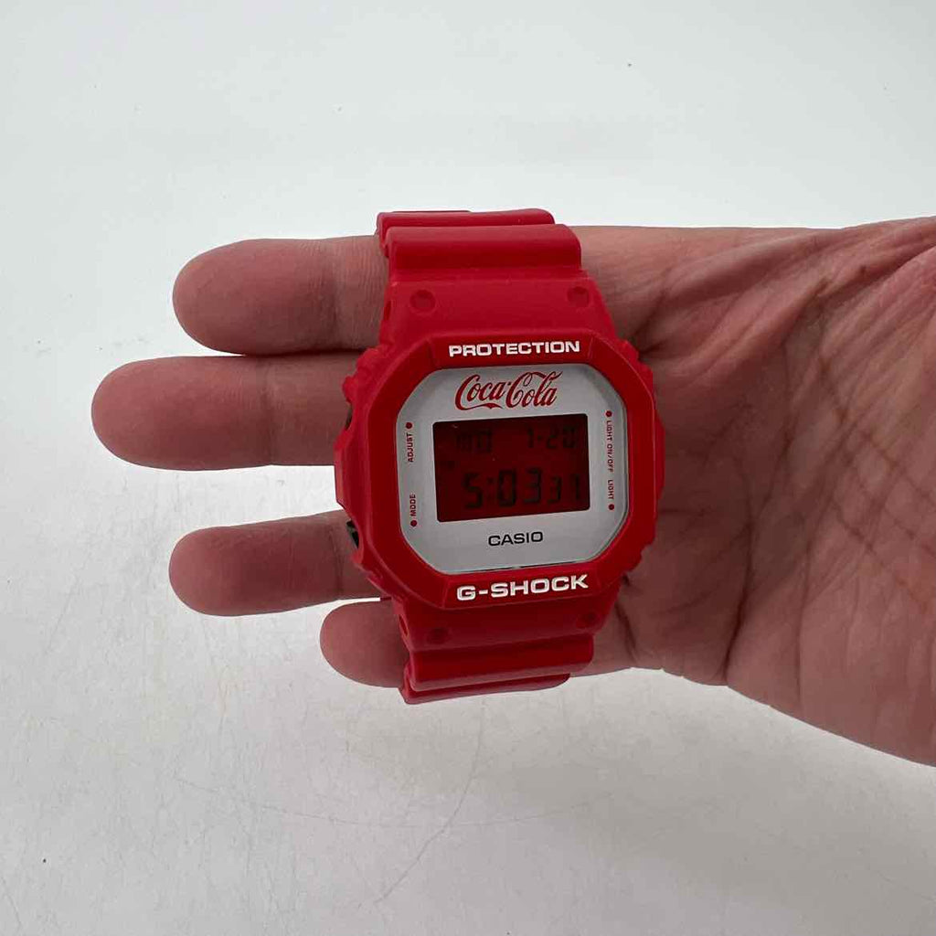 G-Shock Watch "COCA COLA" Used Red Size OS