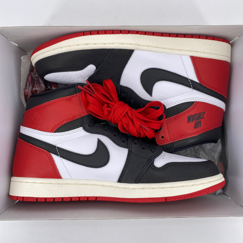 Air Jordan 1 Retro High OG "Black Toe Reimagined" 2025 New Size 8