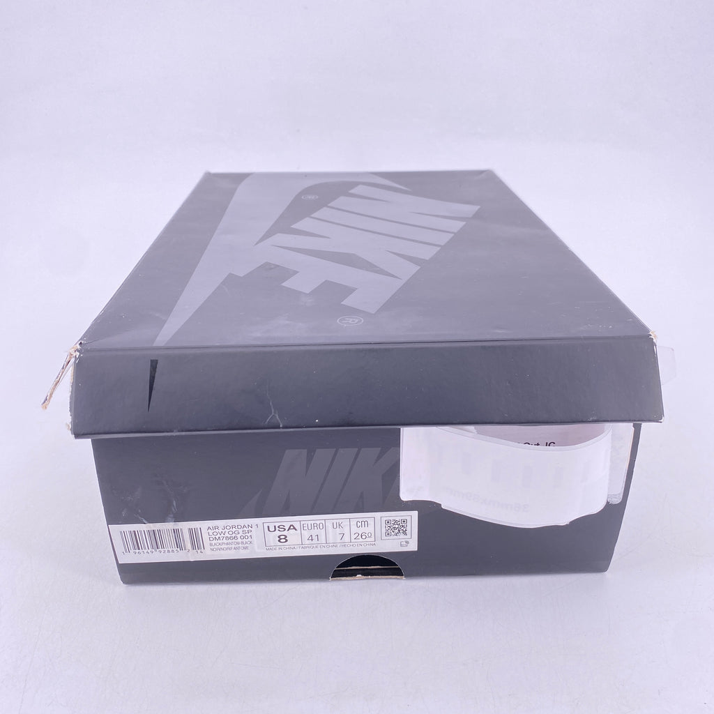 Air Jordan 1 Retro Low "Phantom Black" 2022 Used Size 8