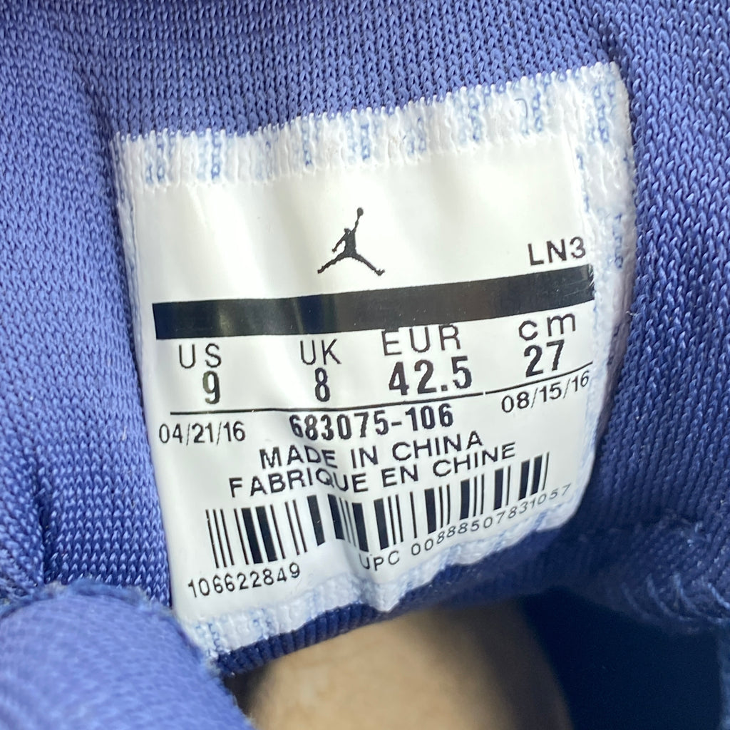 Air Jordan 16 Retro "Midnight Navy" 2016 Used Size 9