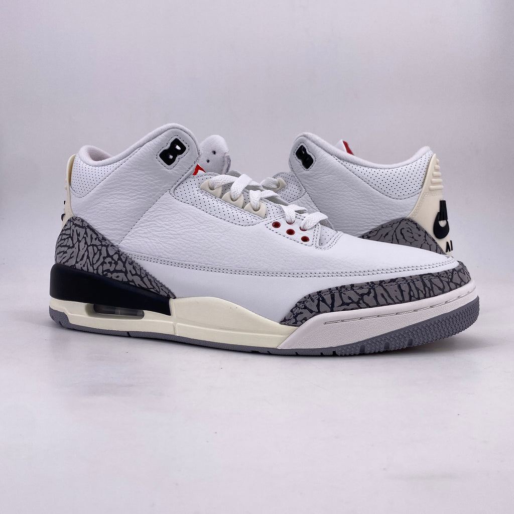 Air Jordan 3 Retro "White Cement" 2023 New Size 12.5