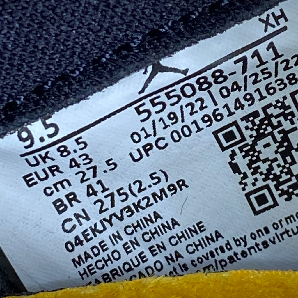 Air Jordan 1 Retro High OG "Taxi" 2022 New Size 9.5