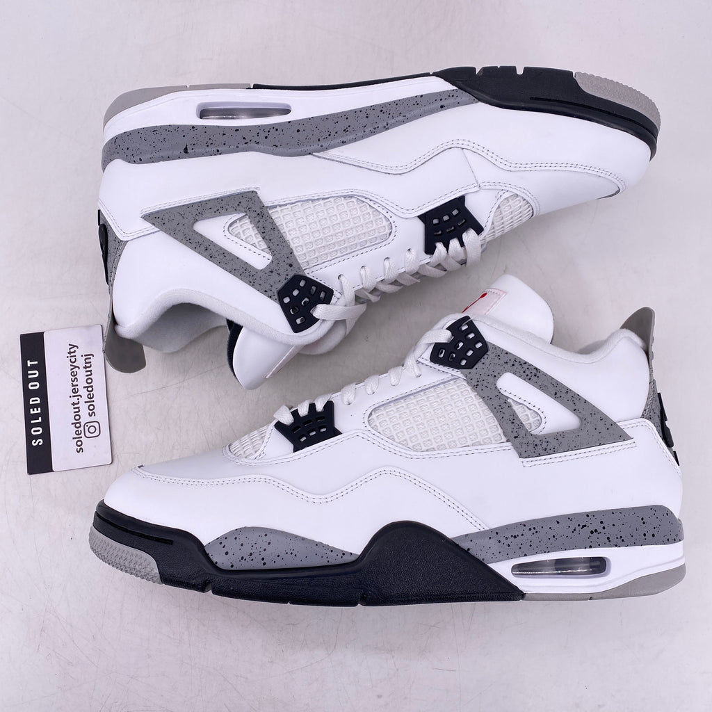 Air Jordan 4 Retro "White Cement" 2025 New Size 13