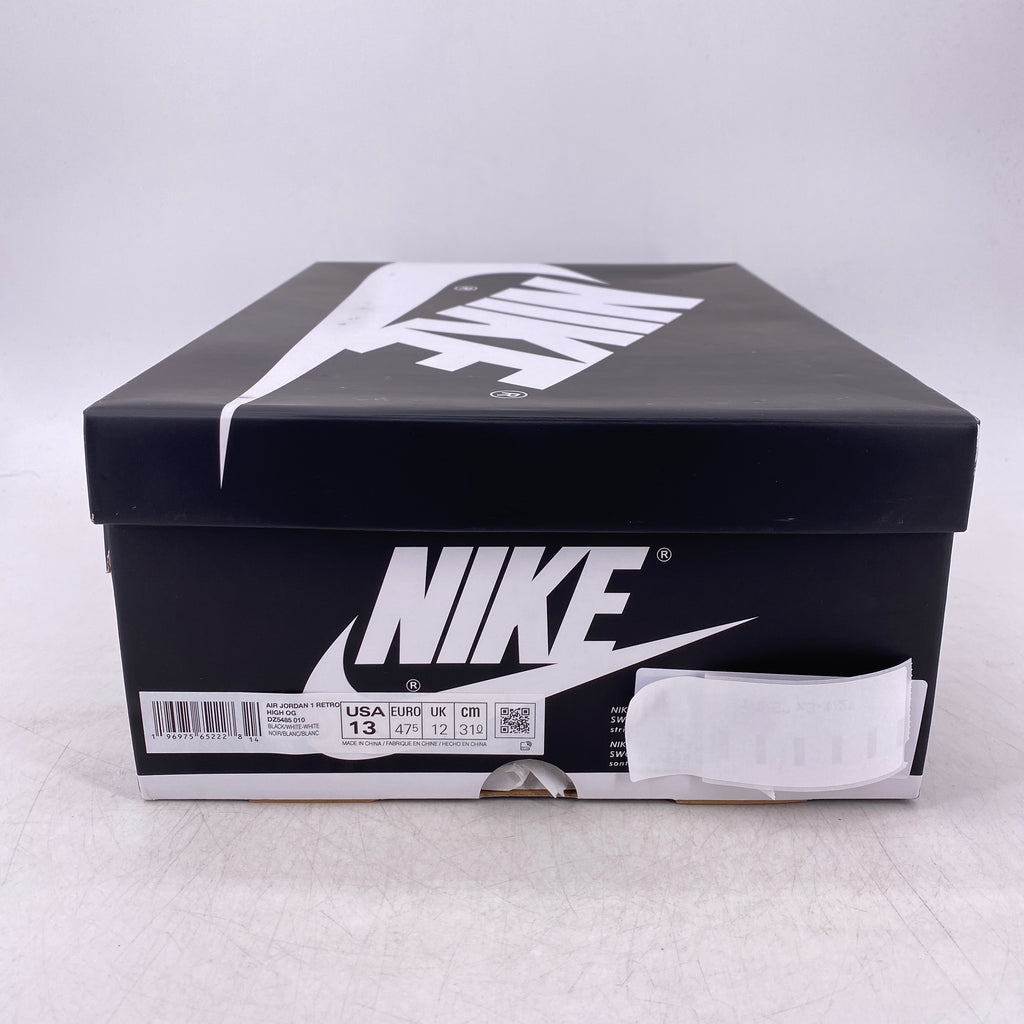 Air Jordan 1 Retro High OG "Black White" 2024 New Size 13