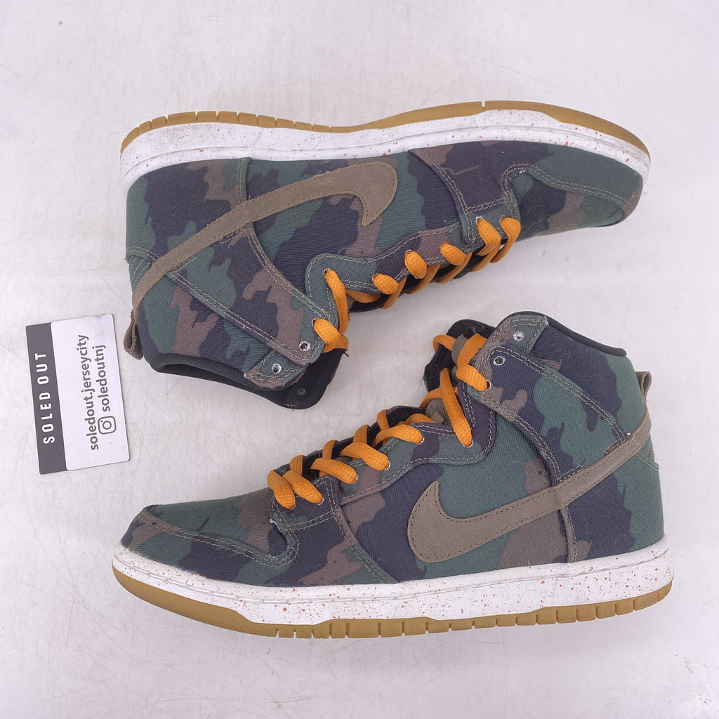 Nike SB Dunk High "Fiveoneo Camo" 2014 Used Size 9.5