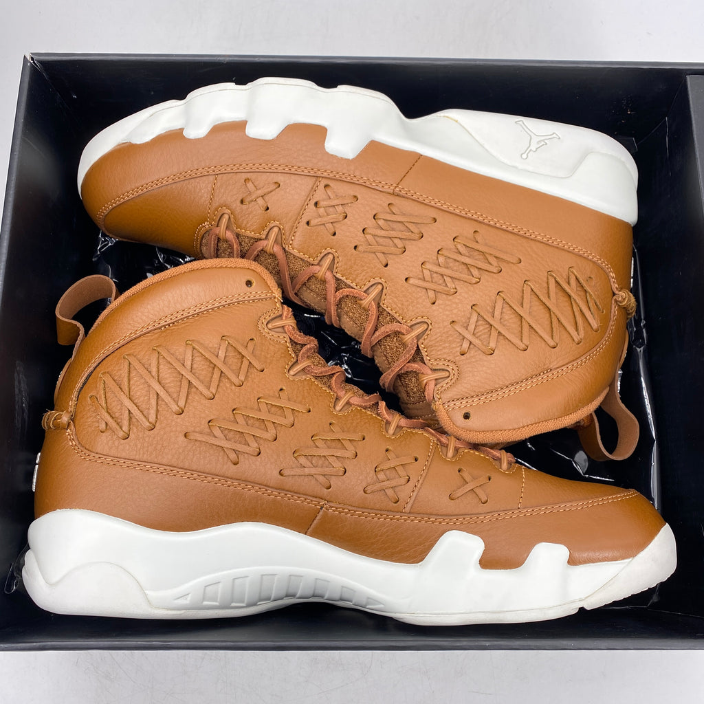 Air Jordan 9 Retro "Pinnacle Baseball Brown" 2017 Used Size 13