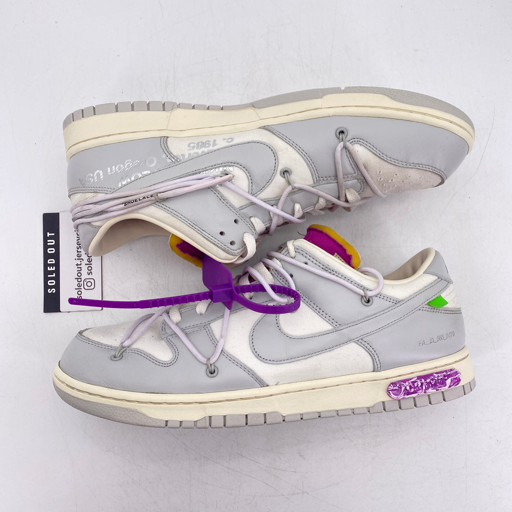 Nike Dunk Low / OW "Lot 3" 2021 Used Size 13