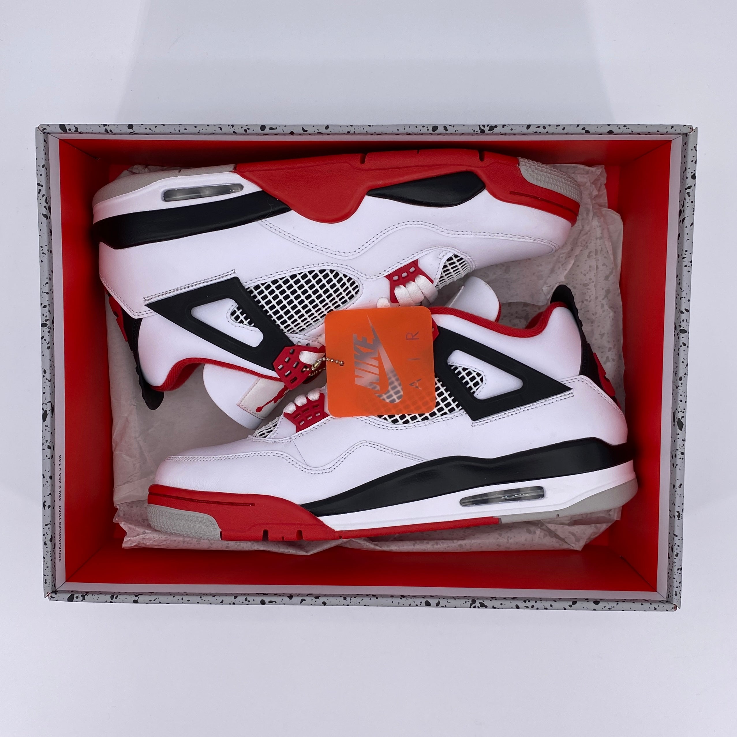 Air Jordan 4 Retro &quot;Fire Red&quot; 2020 New Size 12