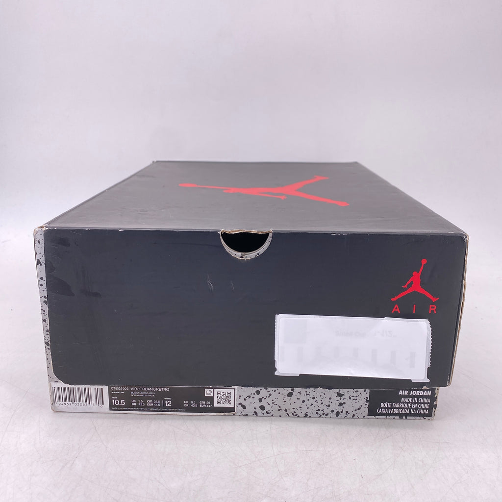 Air Jordan 6 Retro "Electric Green" 2021 Used Size 10.5