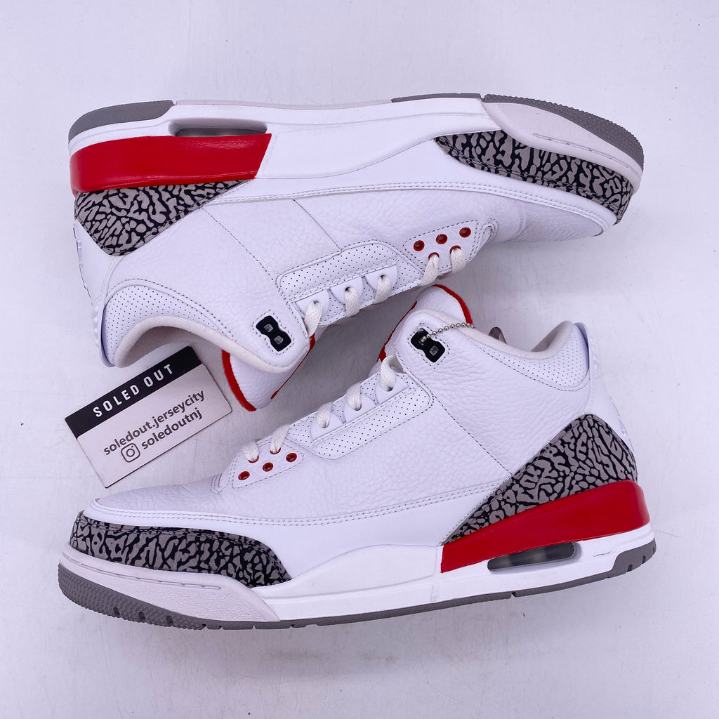 Air Jordan 3 Retro "Hall Of Fame" 2018 Used Size 13