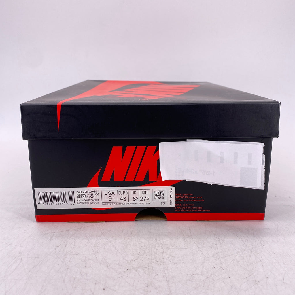 Air Jordan 1 Retro High OG "Royal Toe" 2020 New Size 9.5