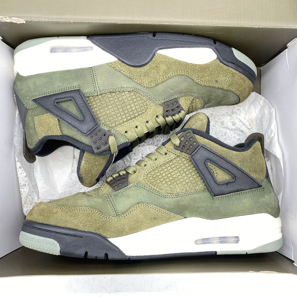 Air Jordan 4 Retro SE Craft "Medium Olive" 2023 Used Size 12