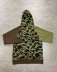 Bape Zip Up "1ST CAMO CRAZY COLLEGE" Green New Size 2XL